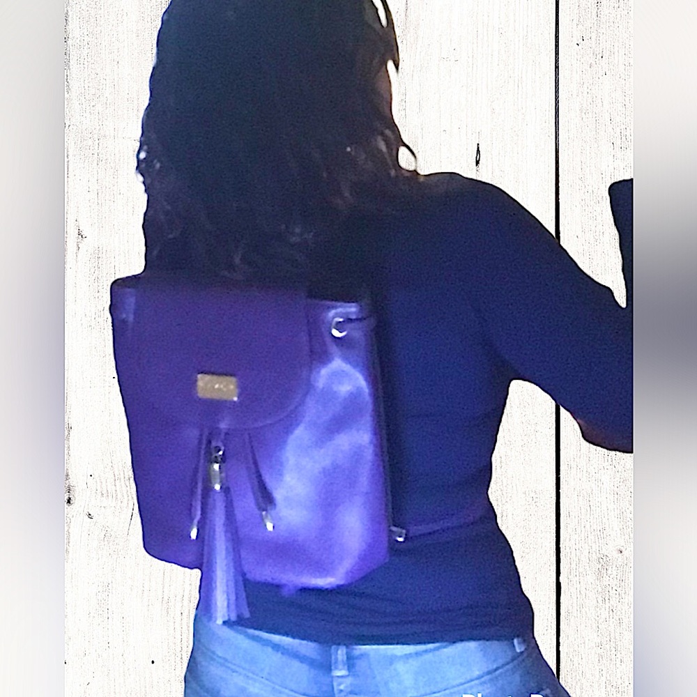Monat purple backpack - Picture 7 of 9